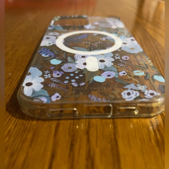 iPhone 12 Pro Max Rifle Paper Blue Floral MAGSAFE Case - Picture 5 of 10